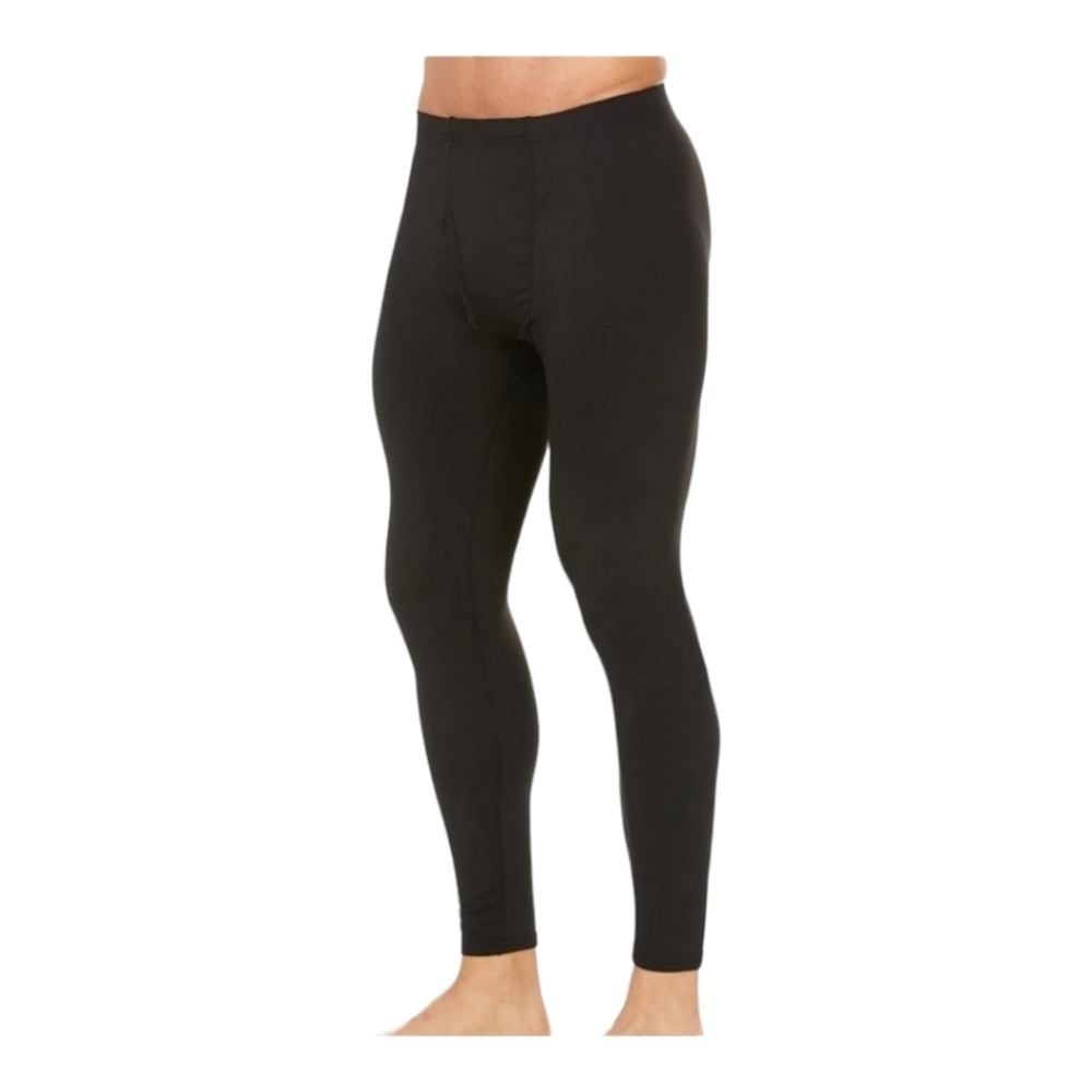 THERMAJOHNS NWOT Men's stretchy Thermal set, XL black, top and bottoms - Picture 2 of 3